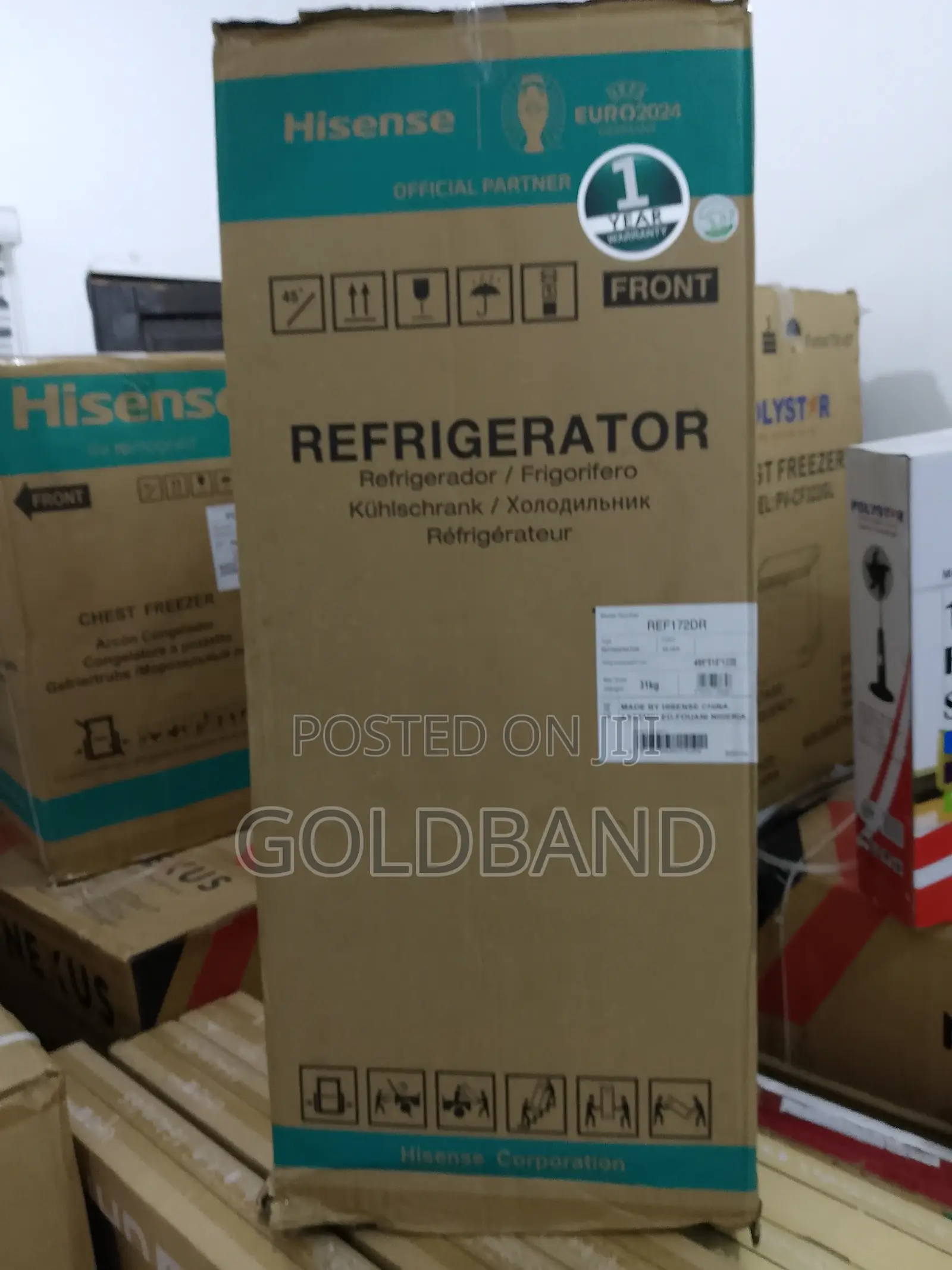 Hisense 124L Double Door Frost Free-Zone Refrigerator