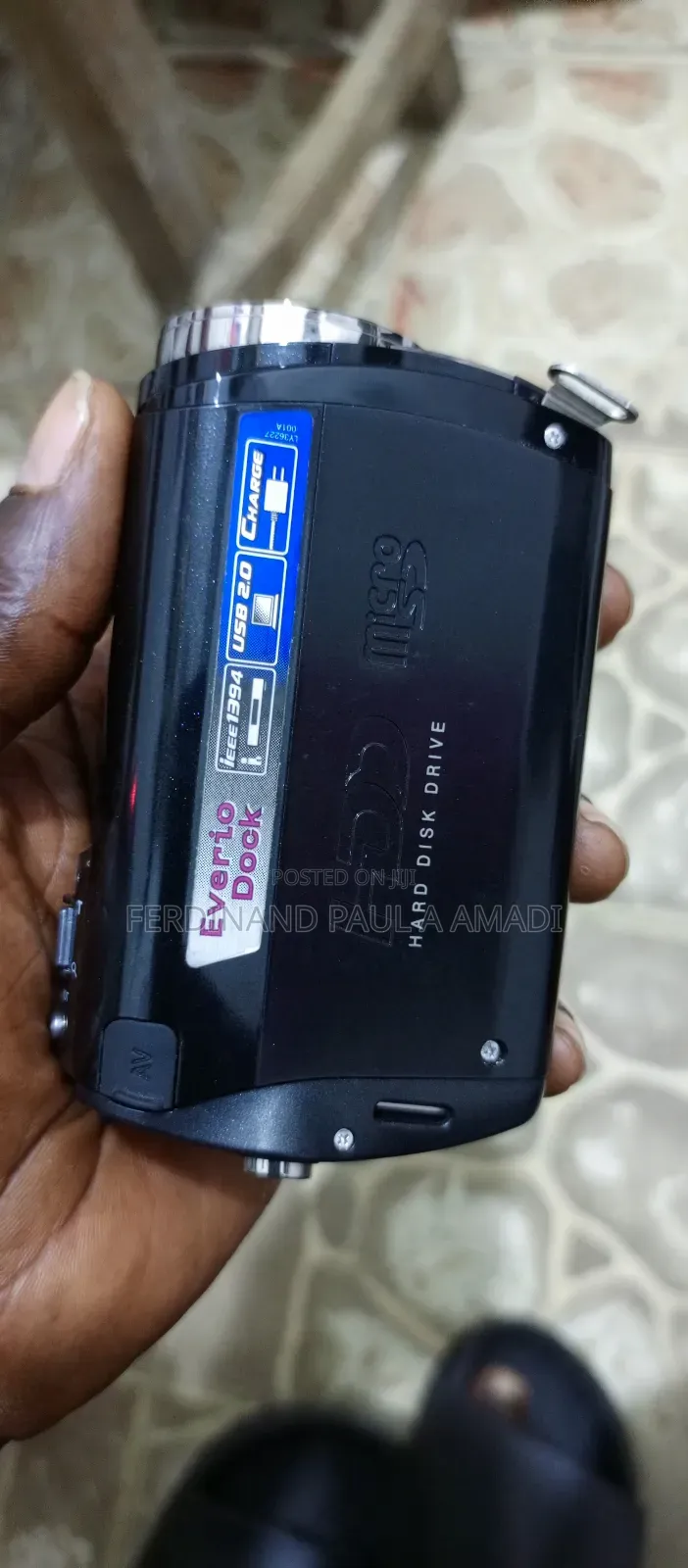 JVC Video Camera With 30GB Harddisk and External Memory