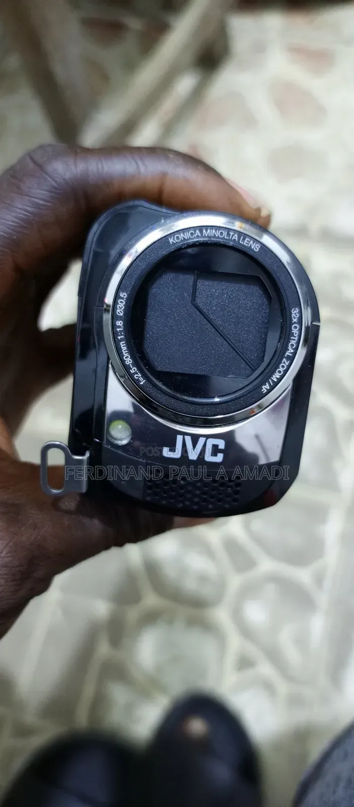 JVC Video Camera With 30GB Harddisk and External Memory