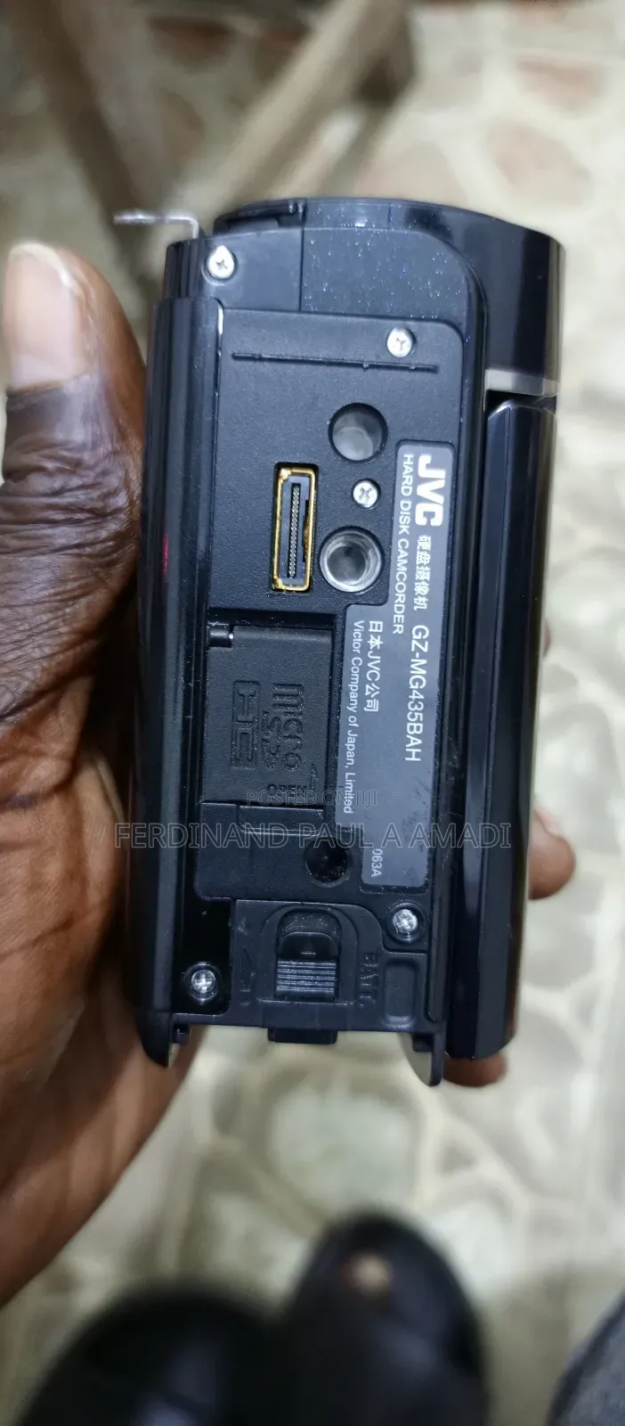 JVC Video Camera With 30GB Harddisk and External Memory