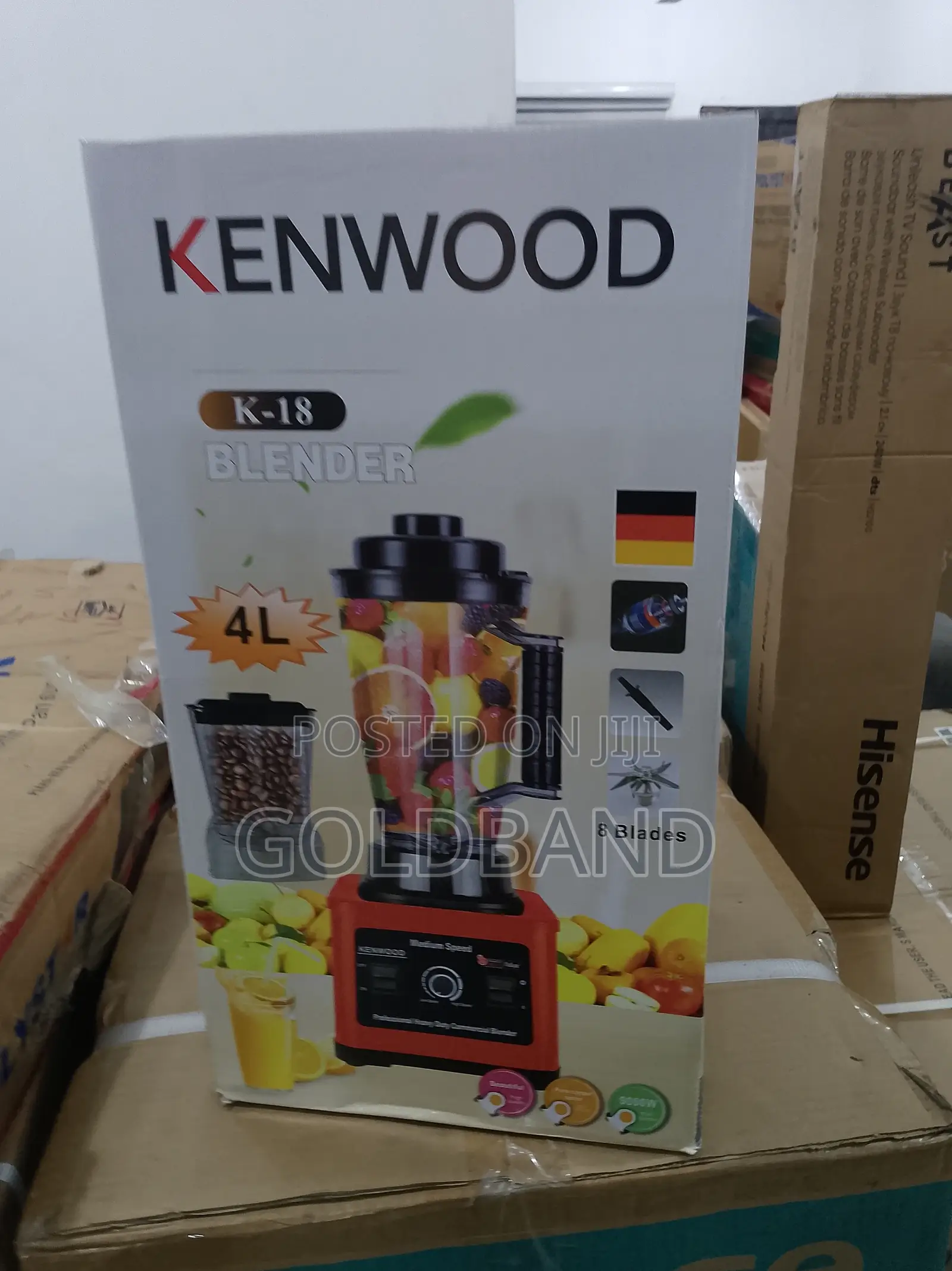 Kenwood K-18 Double Cup 4L Rapid Mix Jar Blender