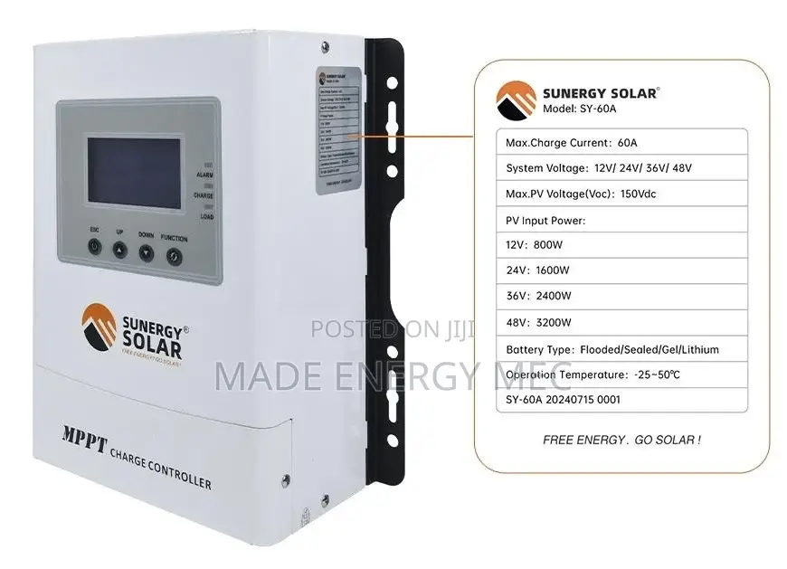 Sunergy MPPT Controller 100ah