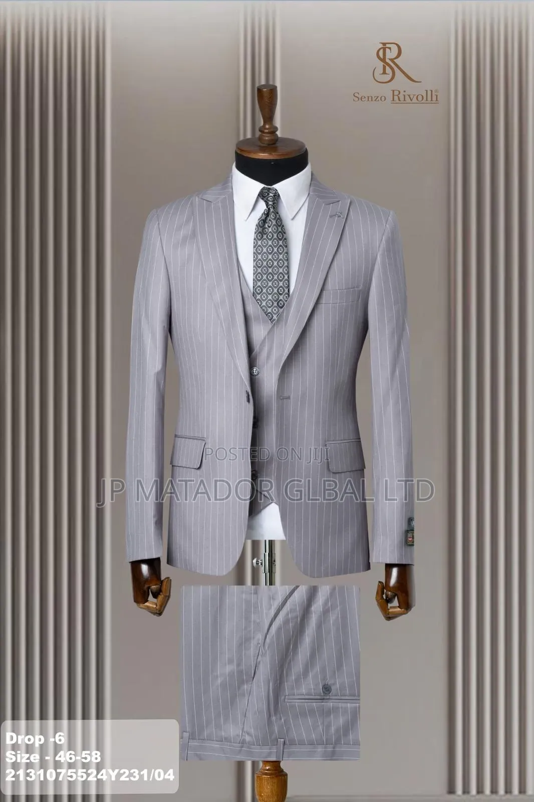High Quality Turkish Senzo Rivolli Suit