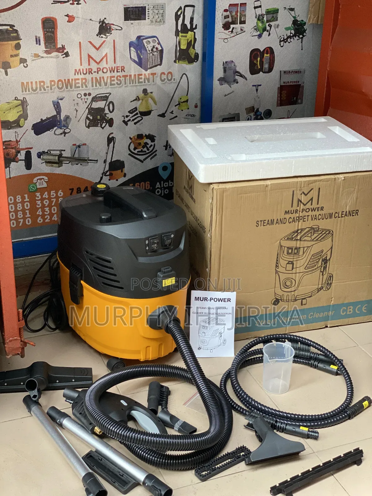 2100W Steam 4 in 1 Vacuum Cleaner With Upholstery Brush