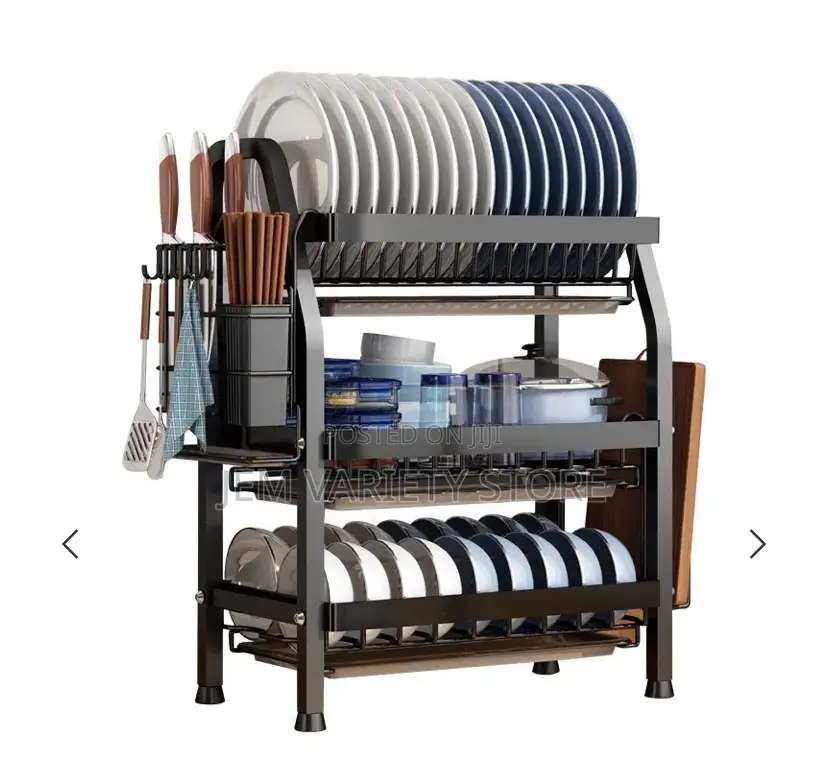 Thick Stainless Steel Tripple Deck Dish/Plate Rack