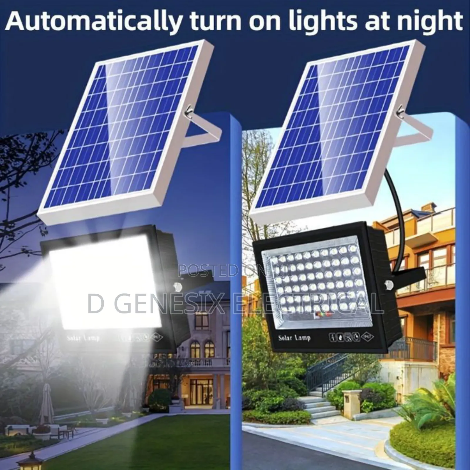 100 Watts Solar Light Separate Panel