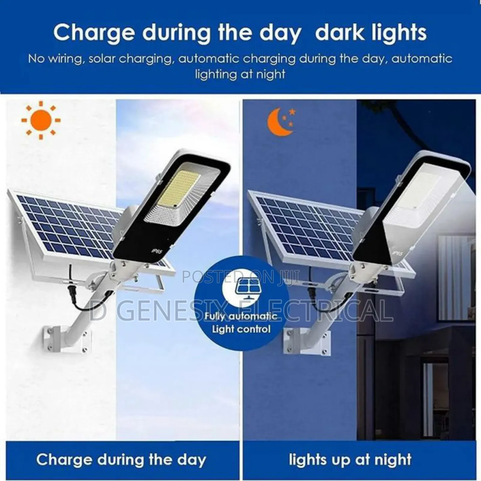 200watts Solar Street Light Separate Panel
