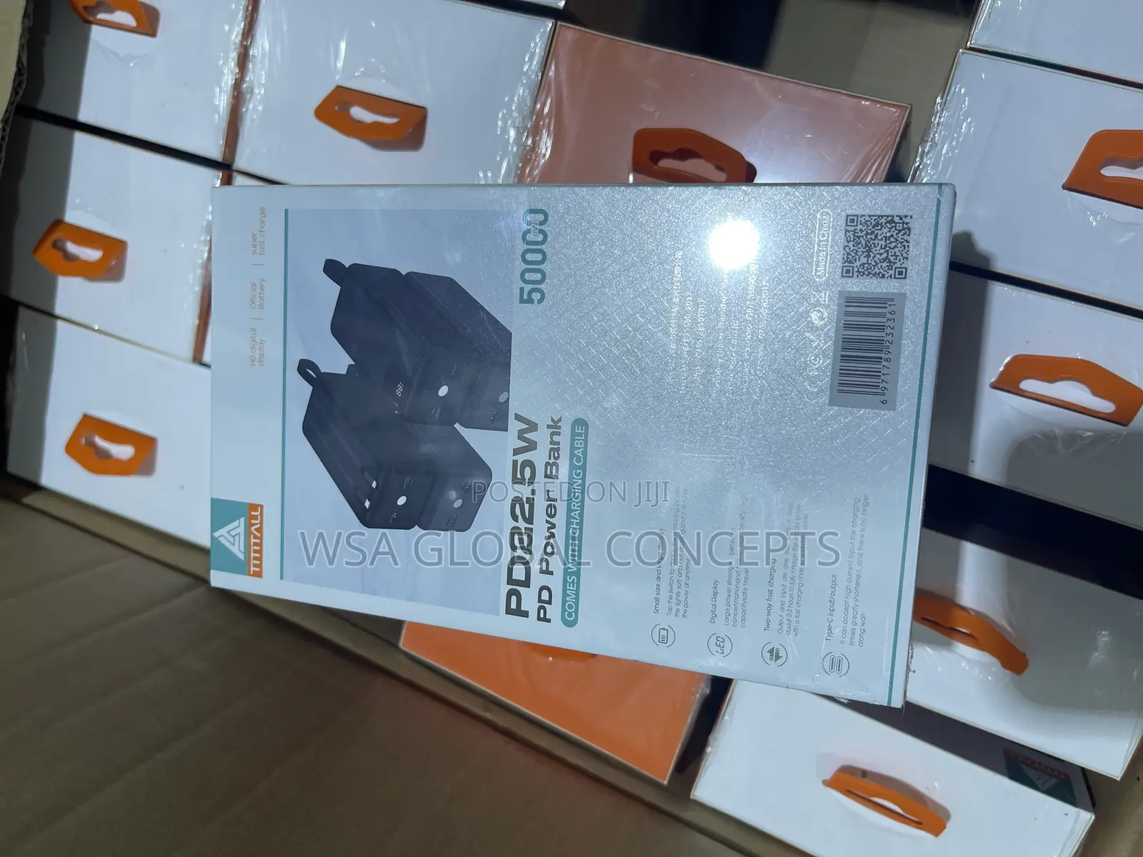 50000mah PD 22.5W Power Bank Comes With Charging Cables