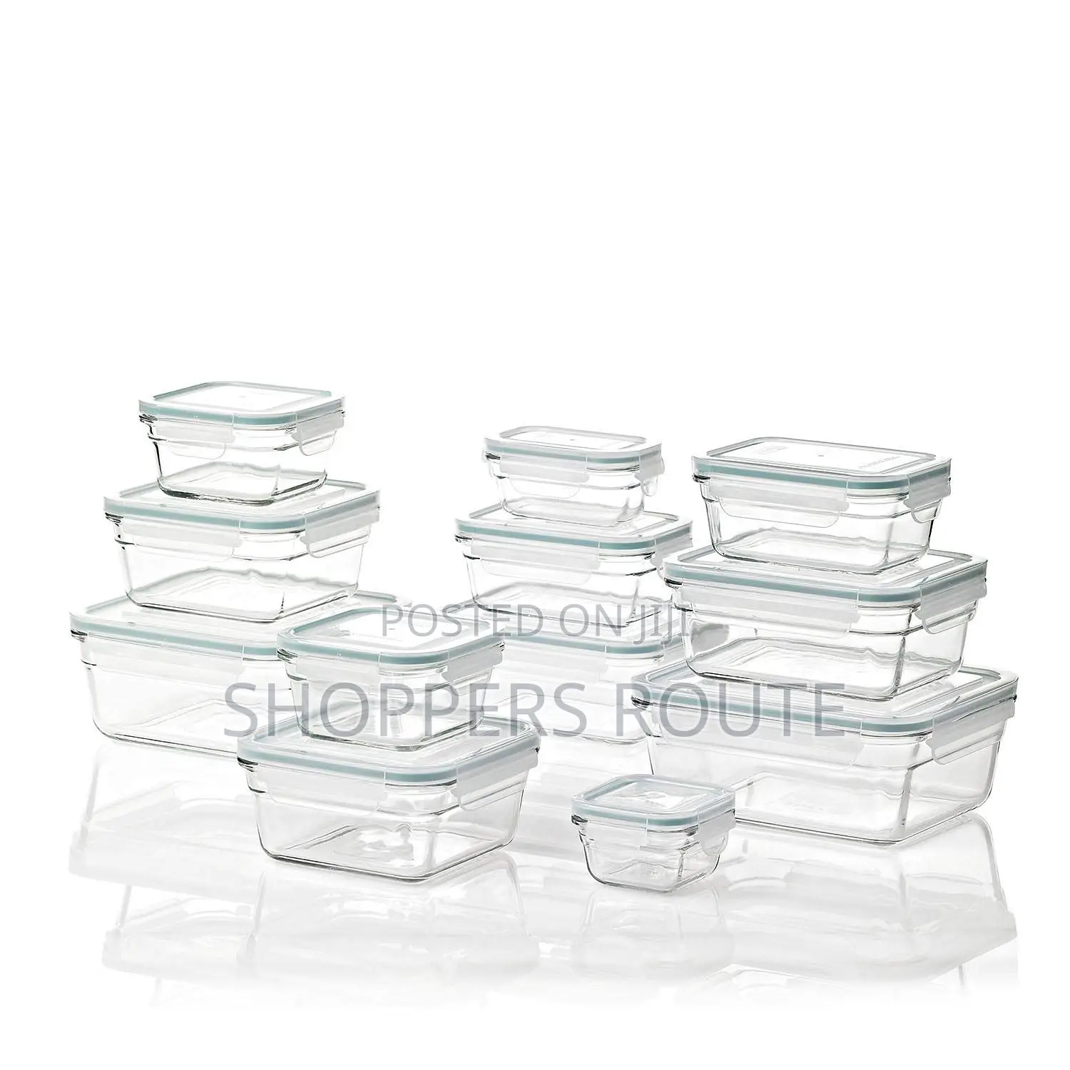 Member's Mark 24-Piece Glass Food Storage Set by Glasslock