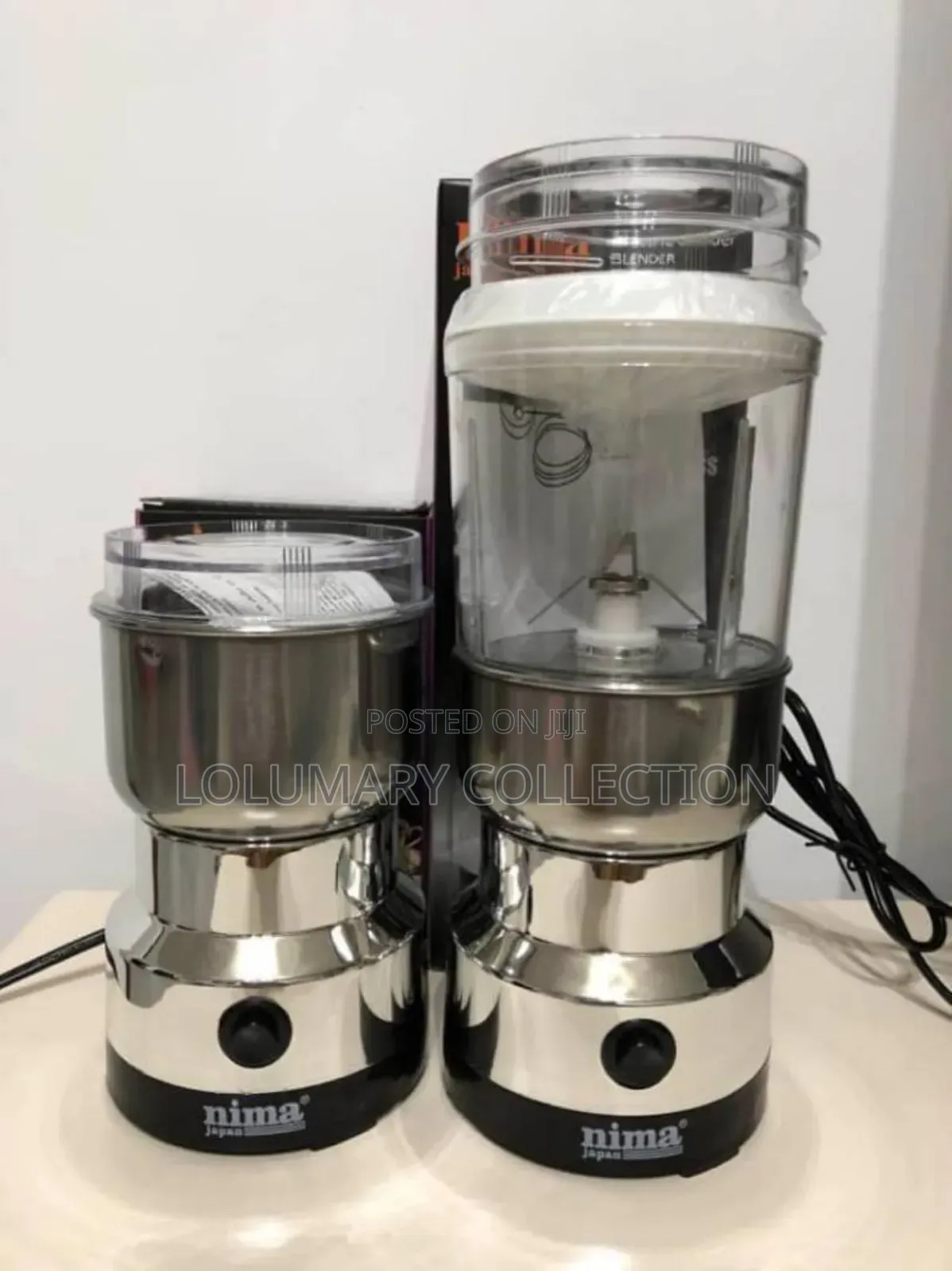 Double Nima Electric Grinder Nima Blender Food Grinder