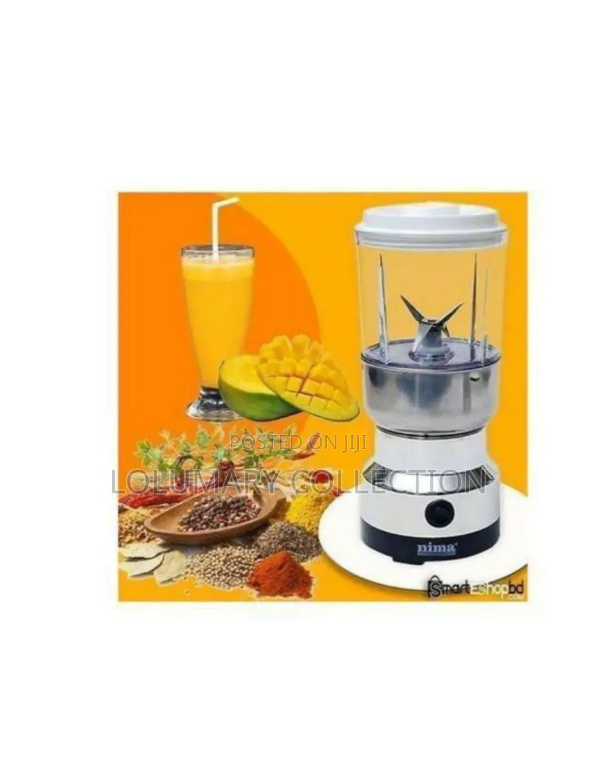 Double Nima Electric Grinder Nima Blender Food Grinder