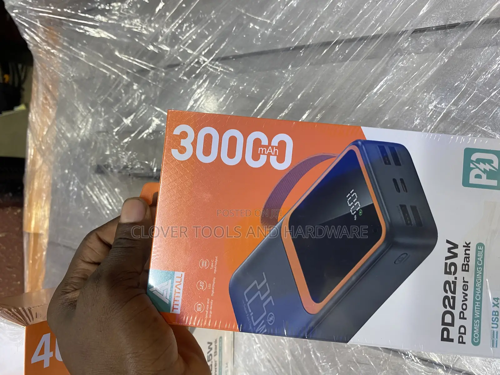 TITITALL 22.4W Super Fast Power Bank 30000mah