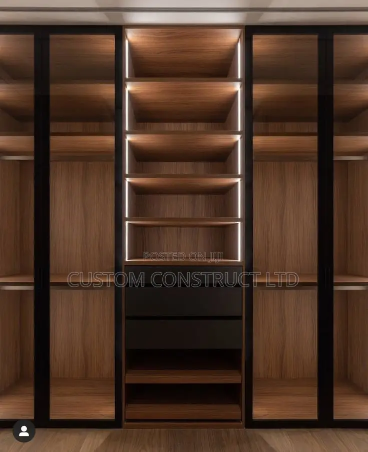 Aluminium Glass-Framed Wardrobe Closet