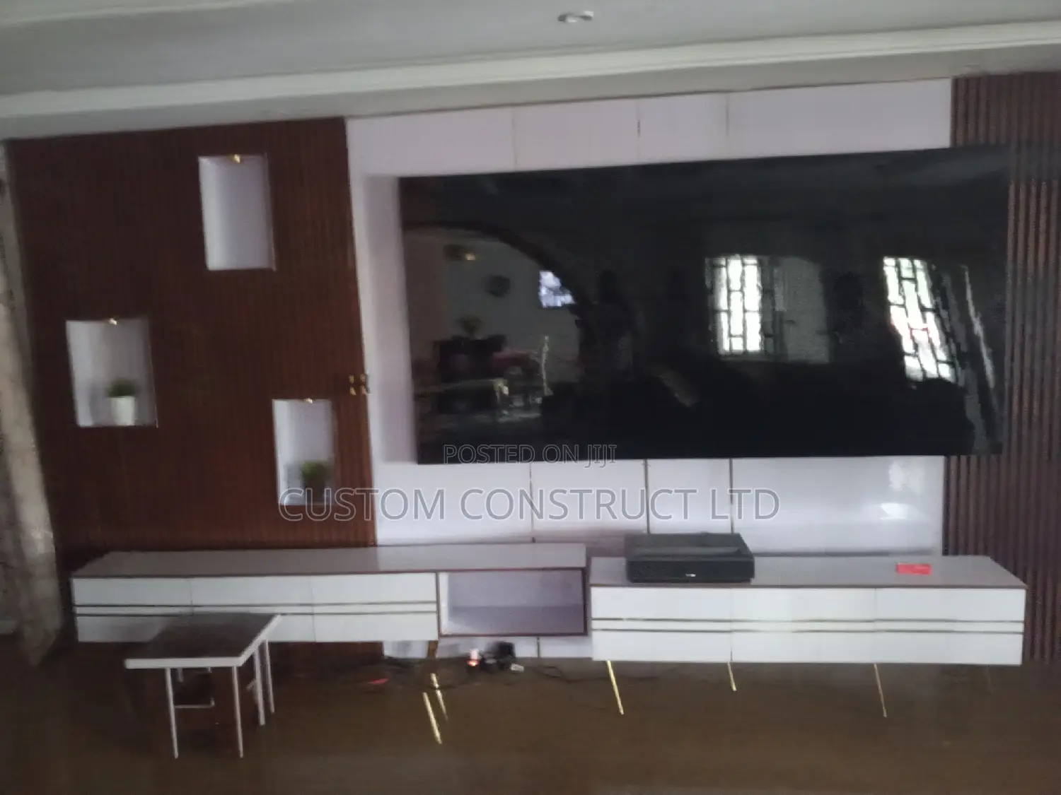 Modern Tv Console Wall Unit Custom Tv Stand Design