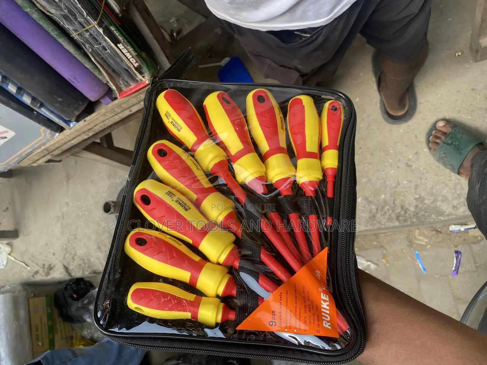 9pcs All Tester 1000V Insulated Electrical Screwdriver Set