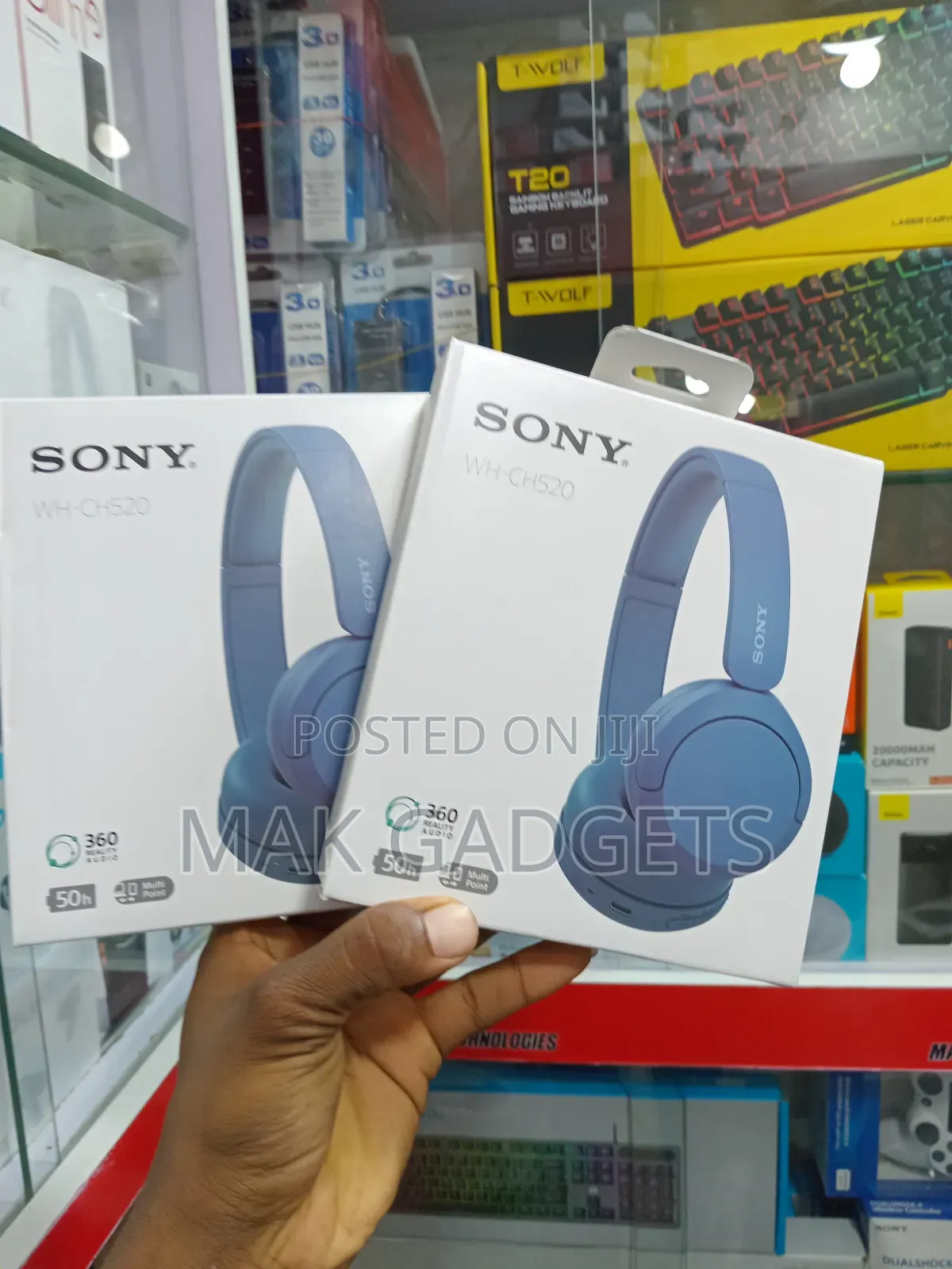 Sony Wh-Ch520 Wireless Headphones - Blue