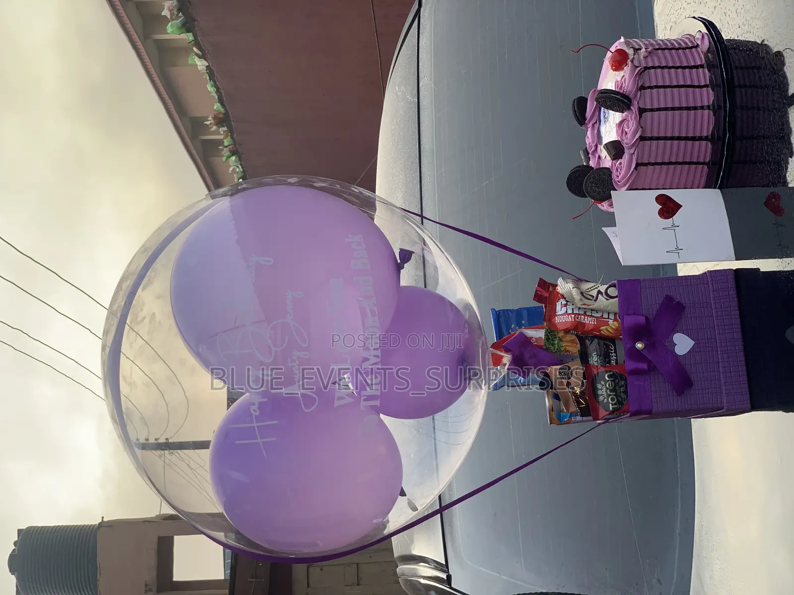 Birthday Surprise Package for Her/Hot Air Balloon Chocolate Box