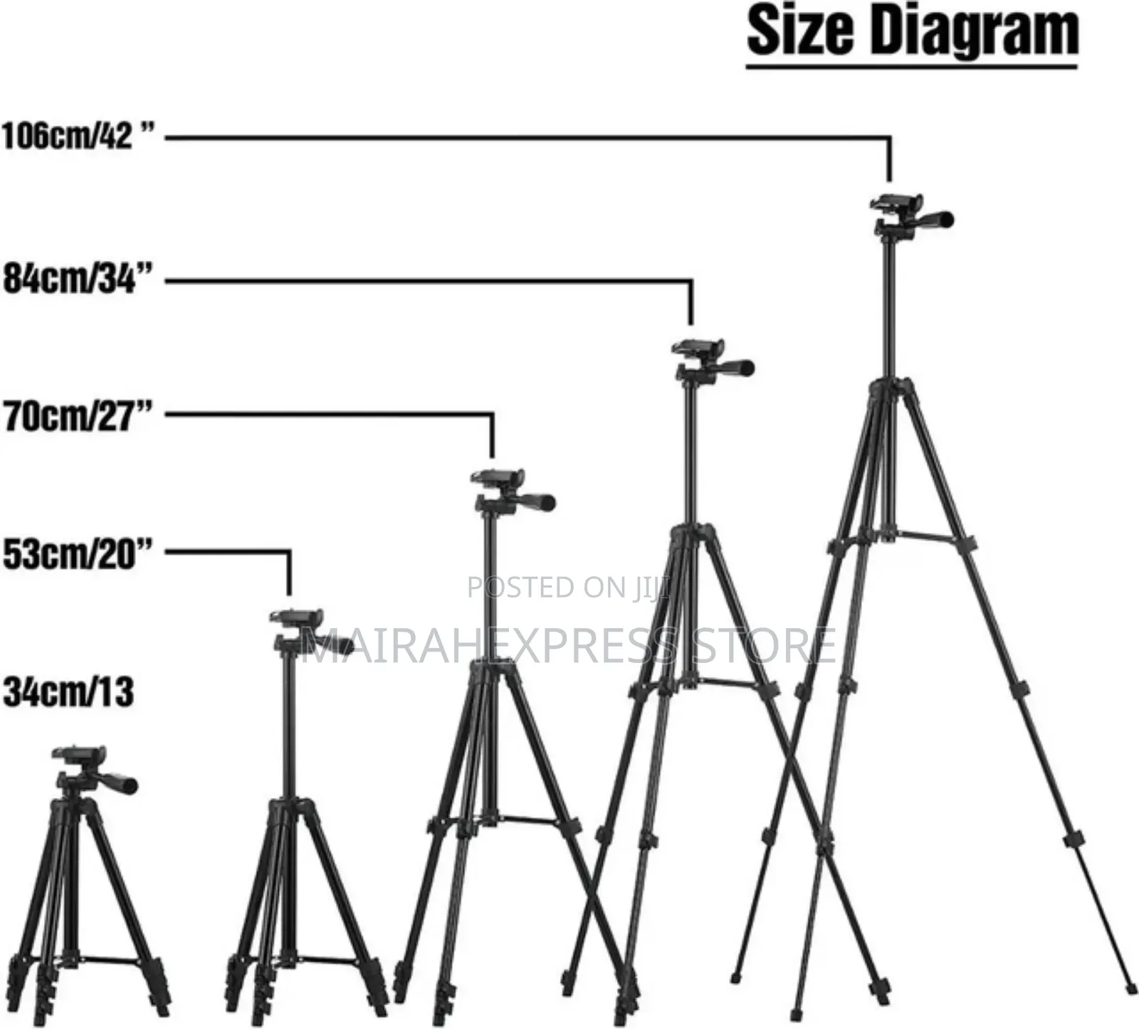 125cm Strong Smart Tripod Phone Stand