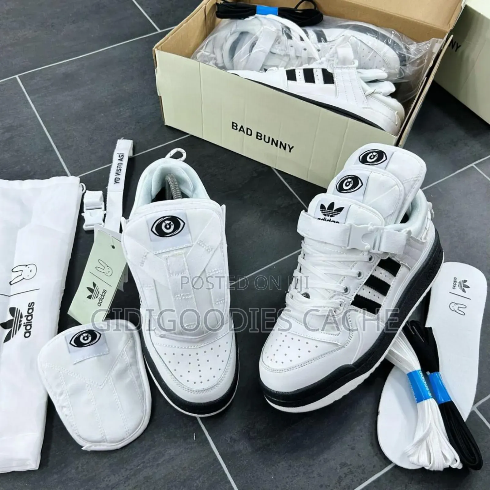 Adidas Bad Bunny Sneakers Gray/Black/White