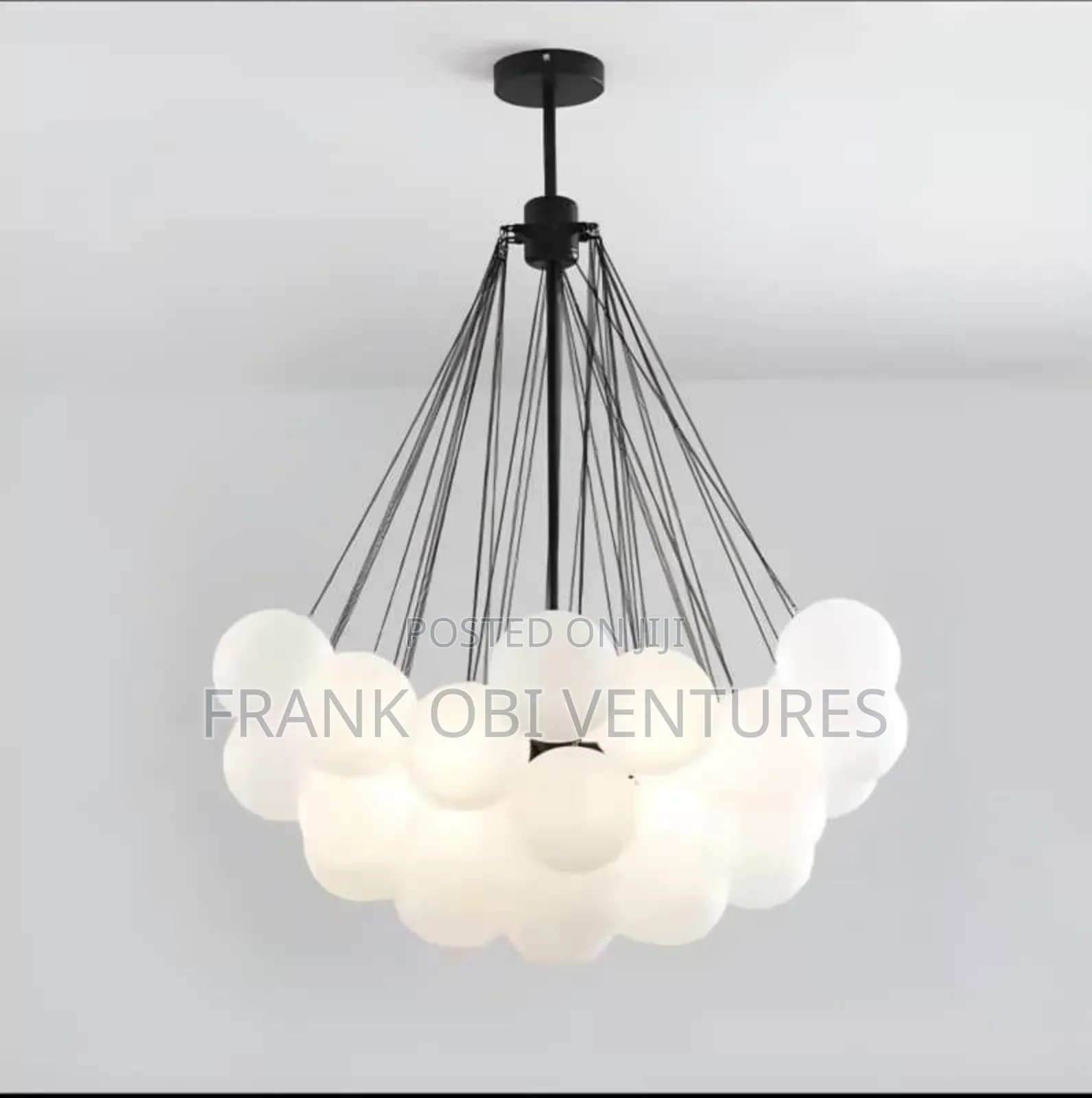 Frosted Balls Chandeliers