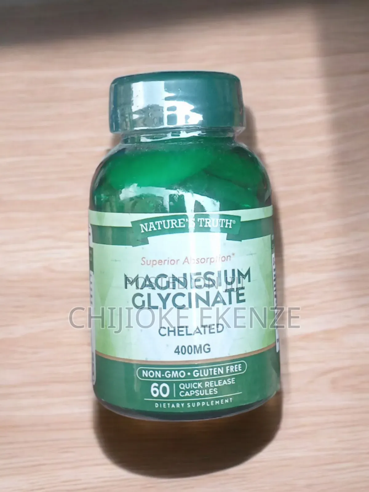 Nature's Truth Magnesium Glycinate X 60 Capsules