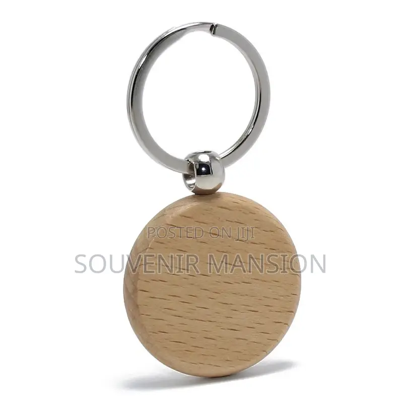 Wooden Material Key Ring
