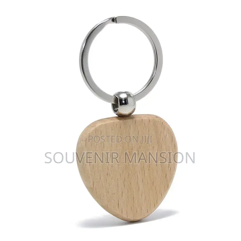 Wooden Material Key Ring