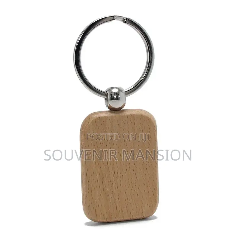 Wooden Material Key Ring