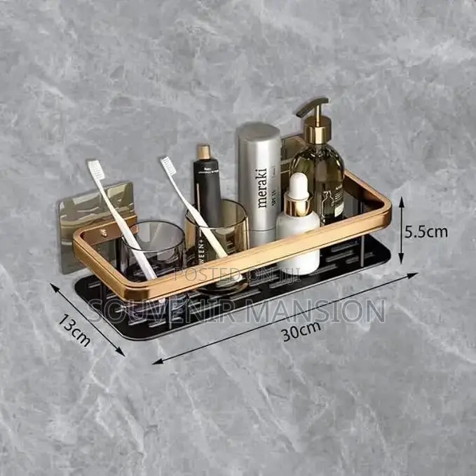 Rectangular Aluminum Bathroom Rack