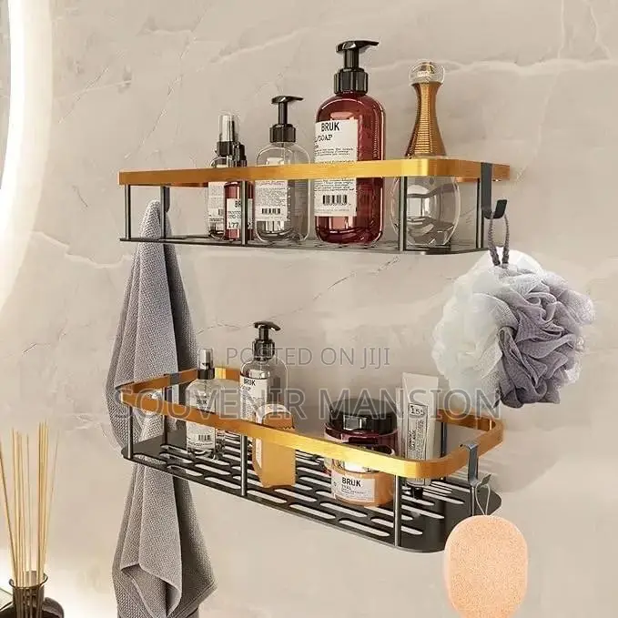 Rectangular Aluminum Bathroom Rack