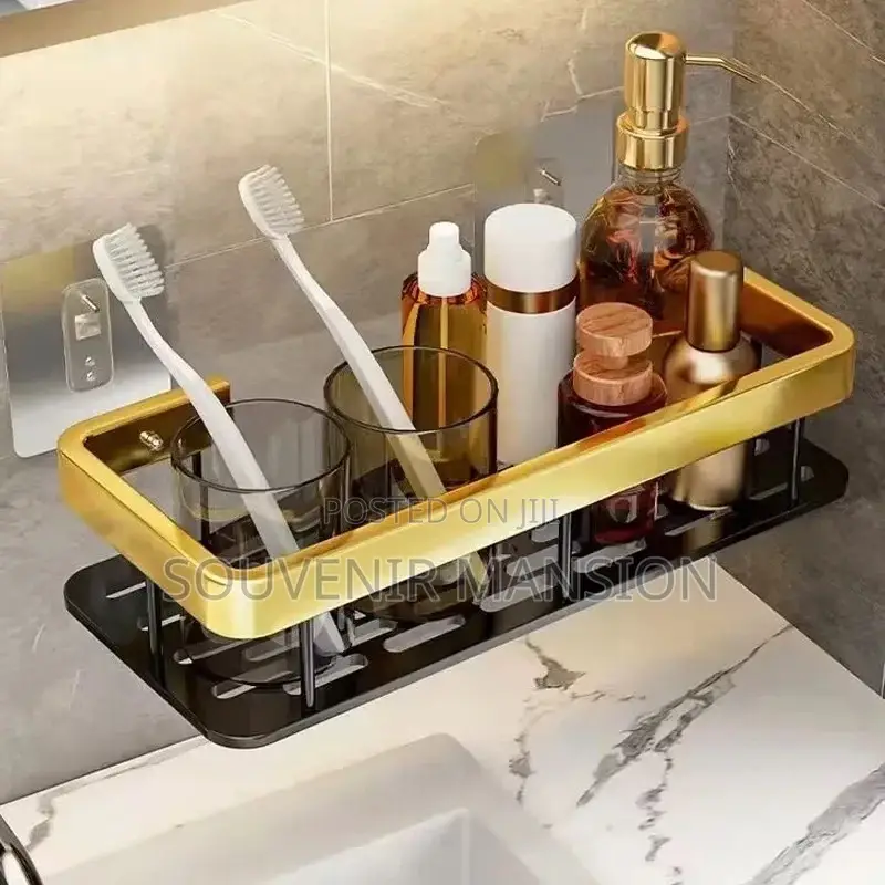 Rectangular Aluminum Bathroom Rack