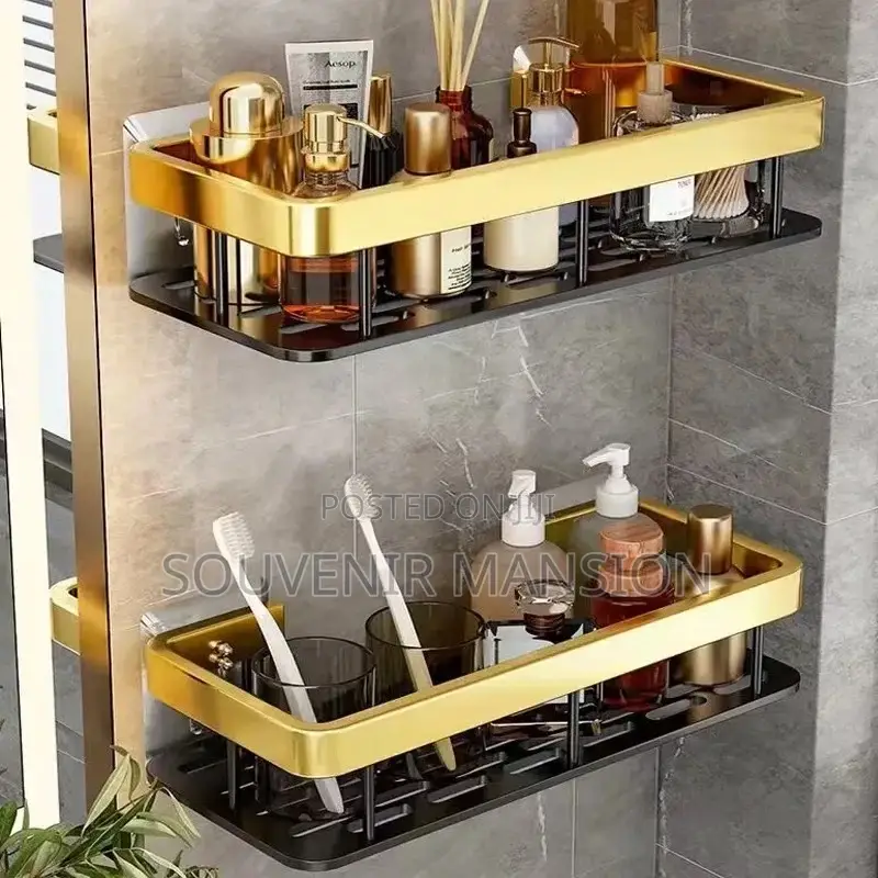 Rectangular Aluminum Bathroom Rack