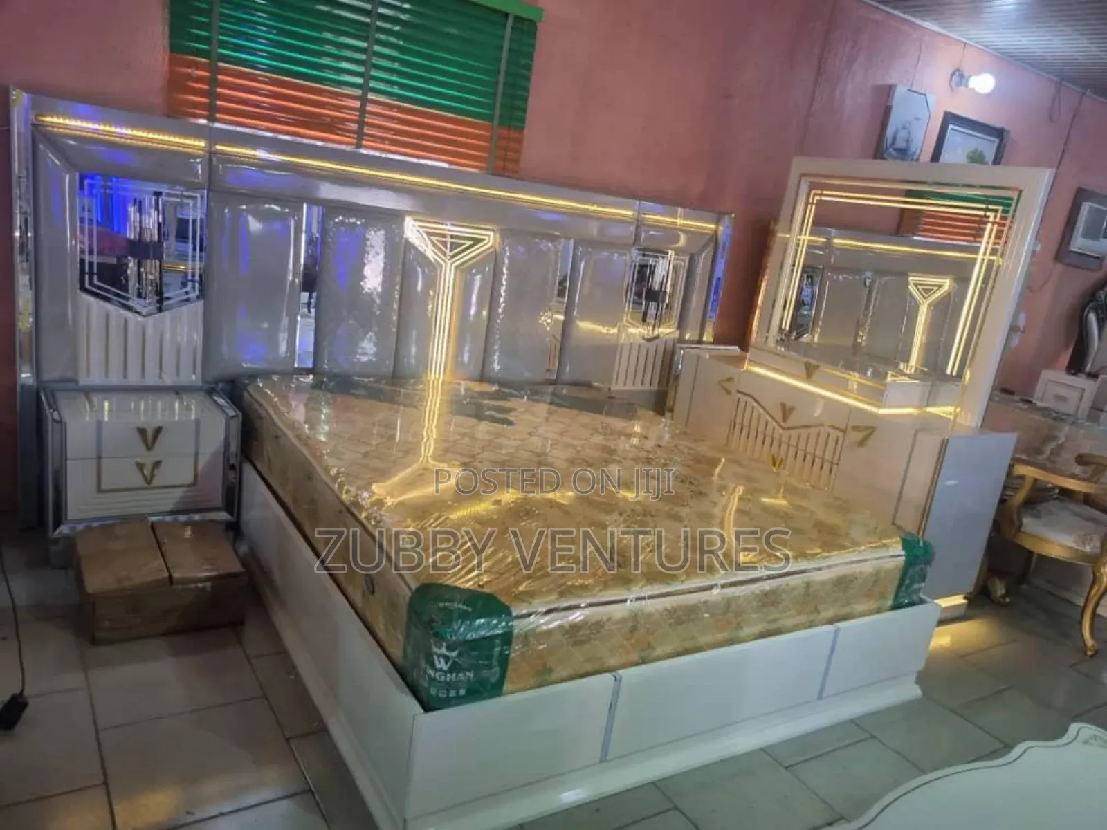 Brand New Quality and Imported Royal Bed Two Side Drawer