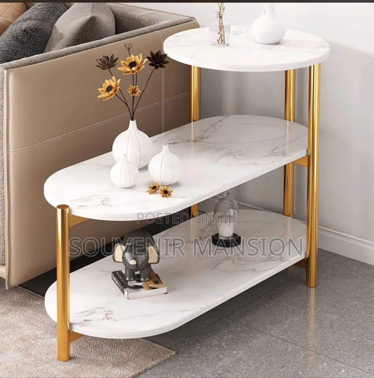 3 Tier Round Coffee Table