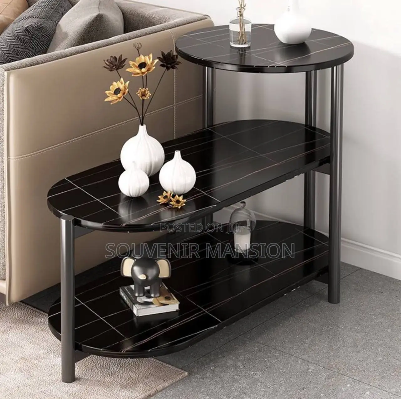 3 Tier Round Coffee Table