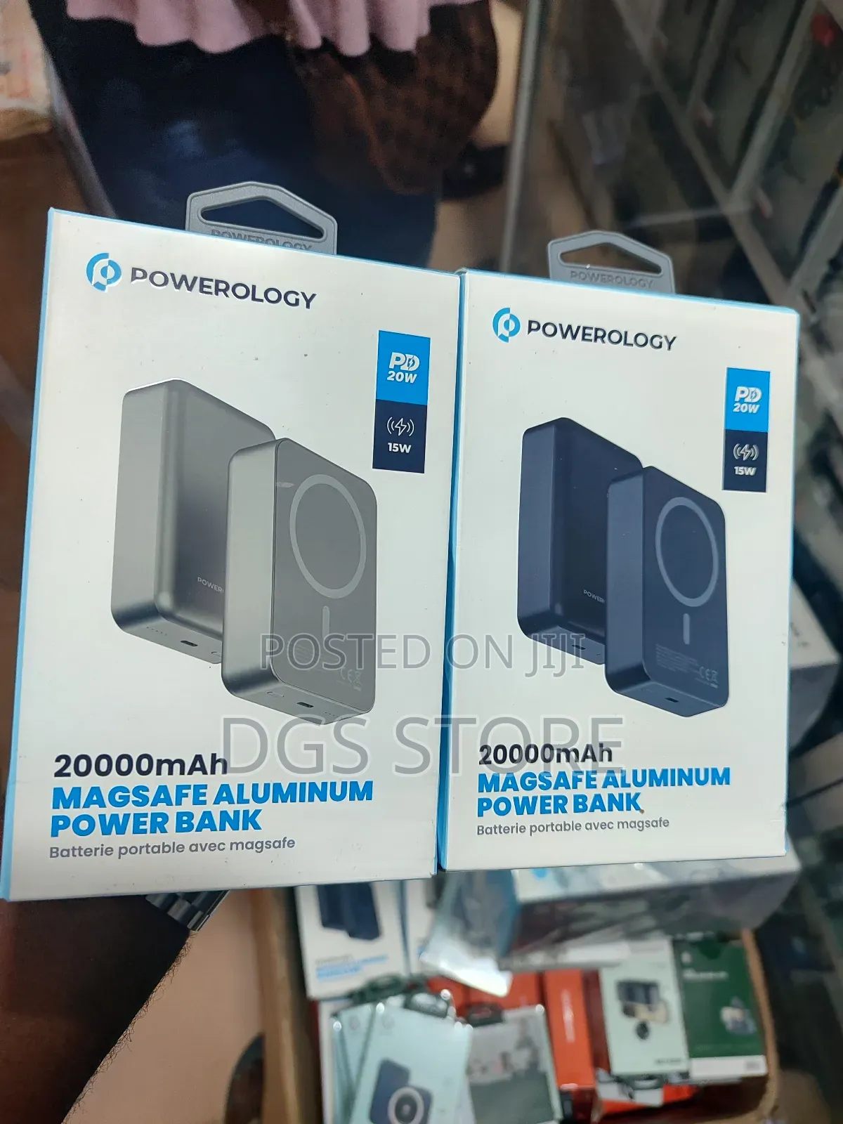 Powerology 20,000mah Magsafe Aluminum Power Bank PD 20w