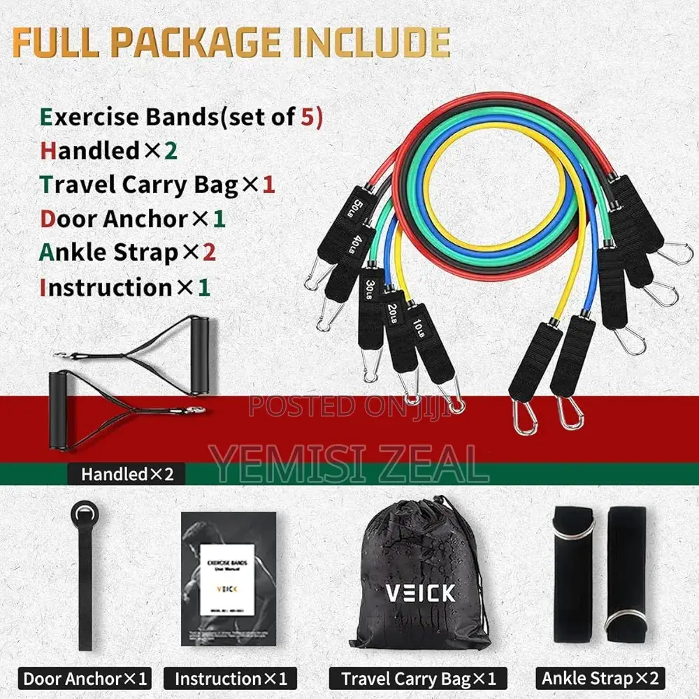 Resistance Workout Band for Men and Women