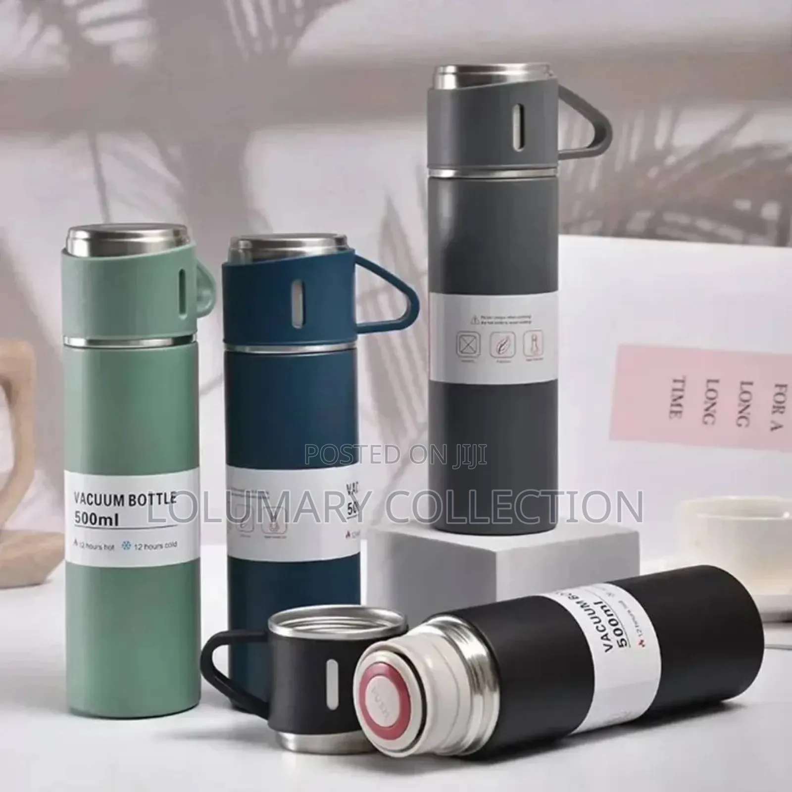 3 in 1 Vacuum Flask Set