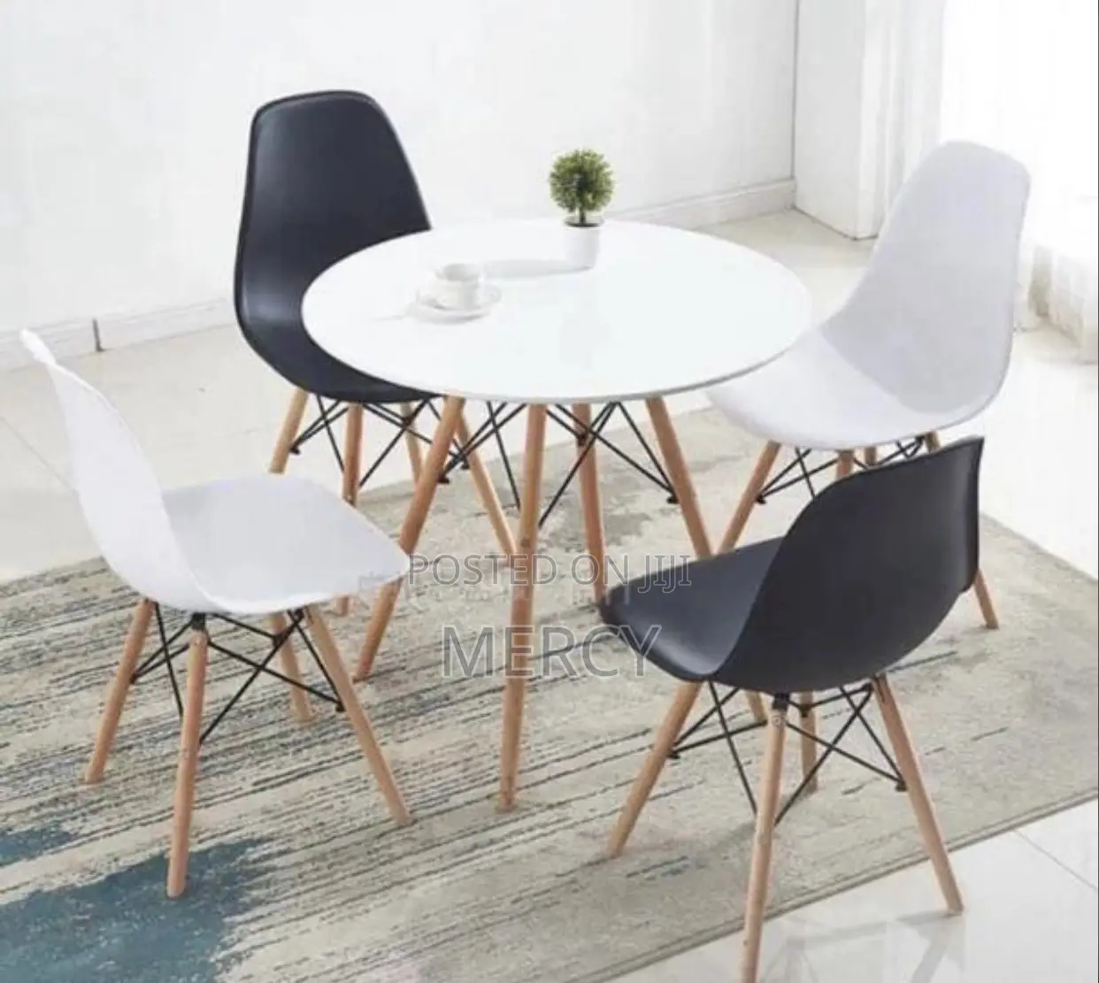 Quality Wooden Dining by Four Chairs