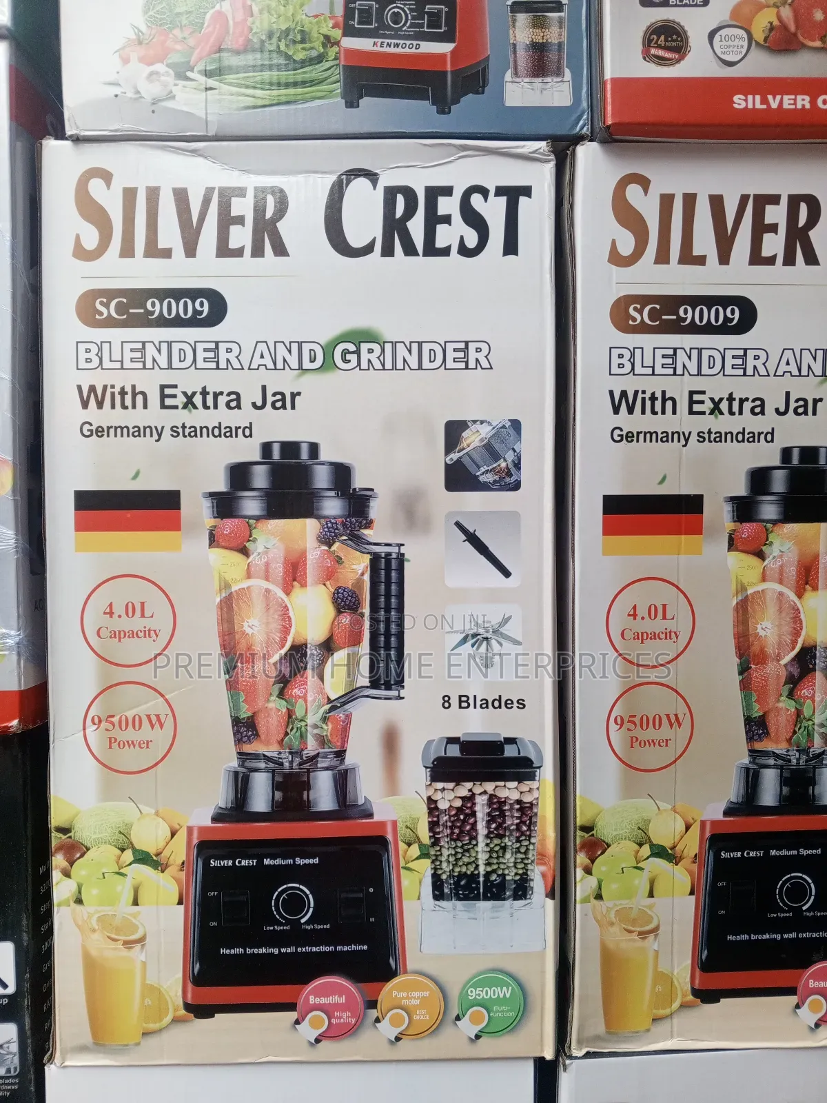 Silver Crest Commercial Blender 9500 Watts