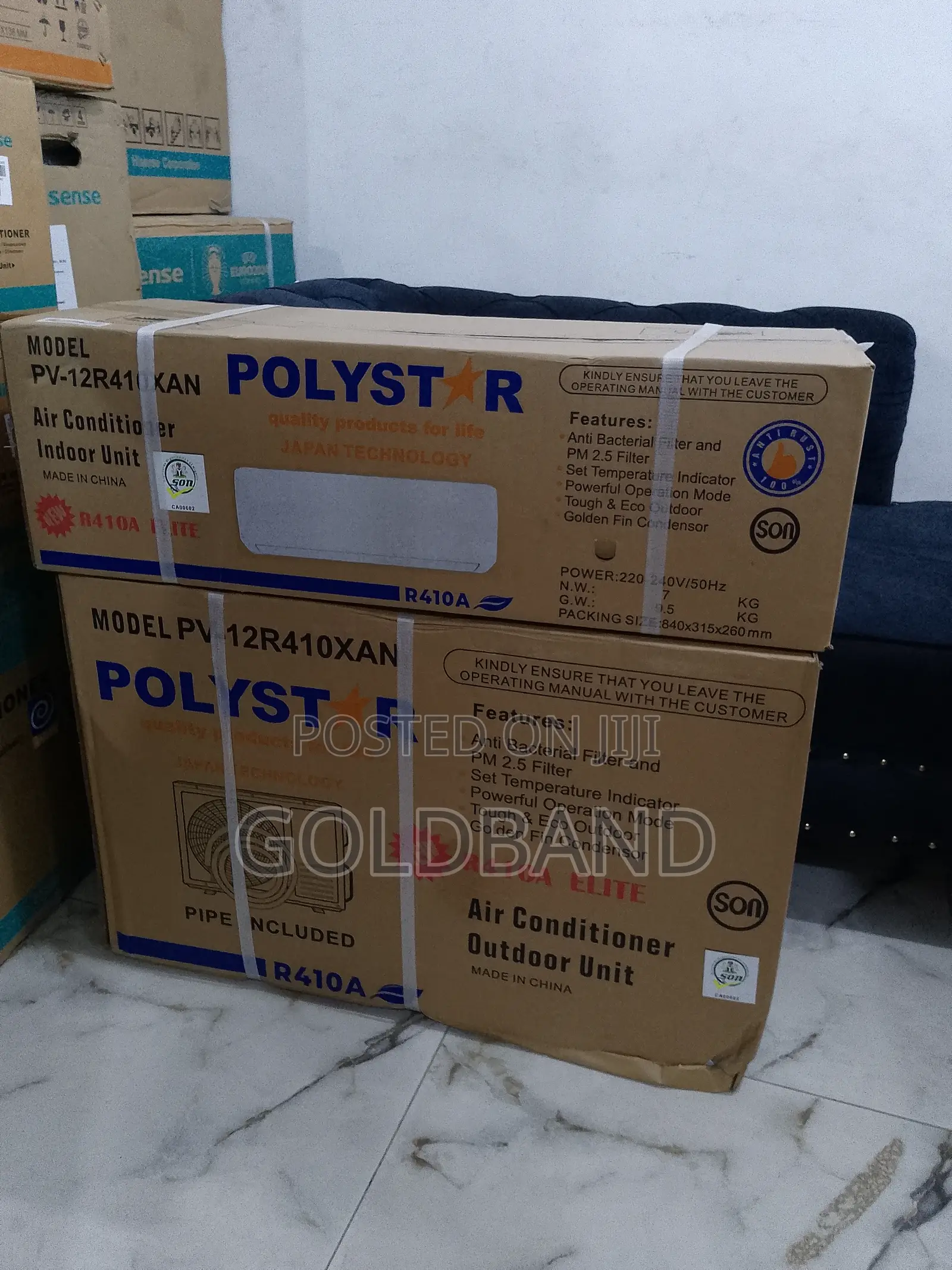 Polystar 1.5hp Spilt Non-Inverter Anti-Rust Air Conditioner