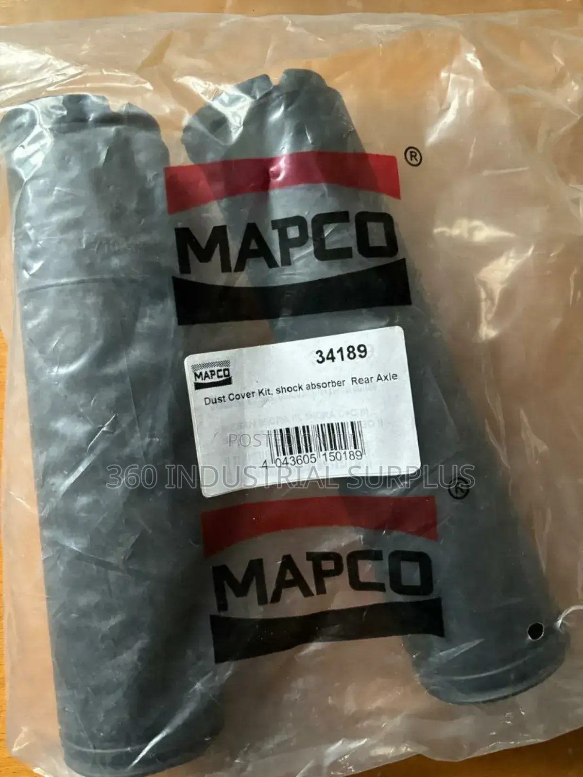 Genuine Mapco 34189 Dust Cover Kit, Shock Absorber