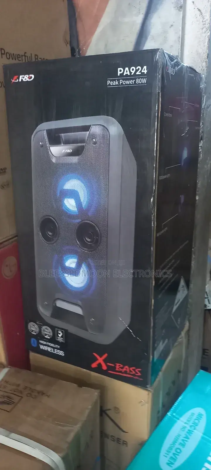 F D Rechargeable Home Theater 80w 3 Years Garranty