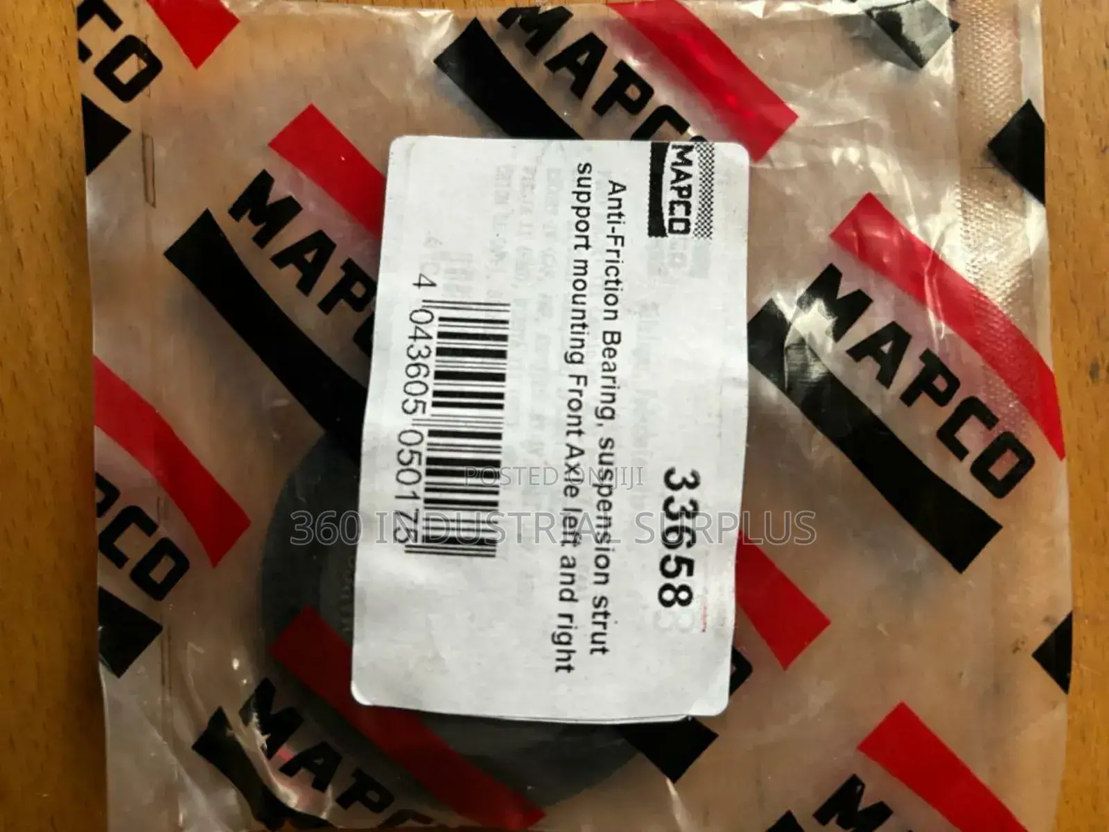 Genuine Mapco 33658 Anti Friction Bearing