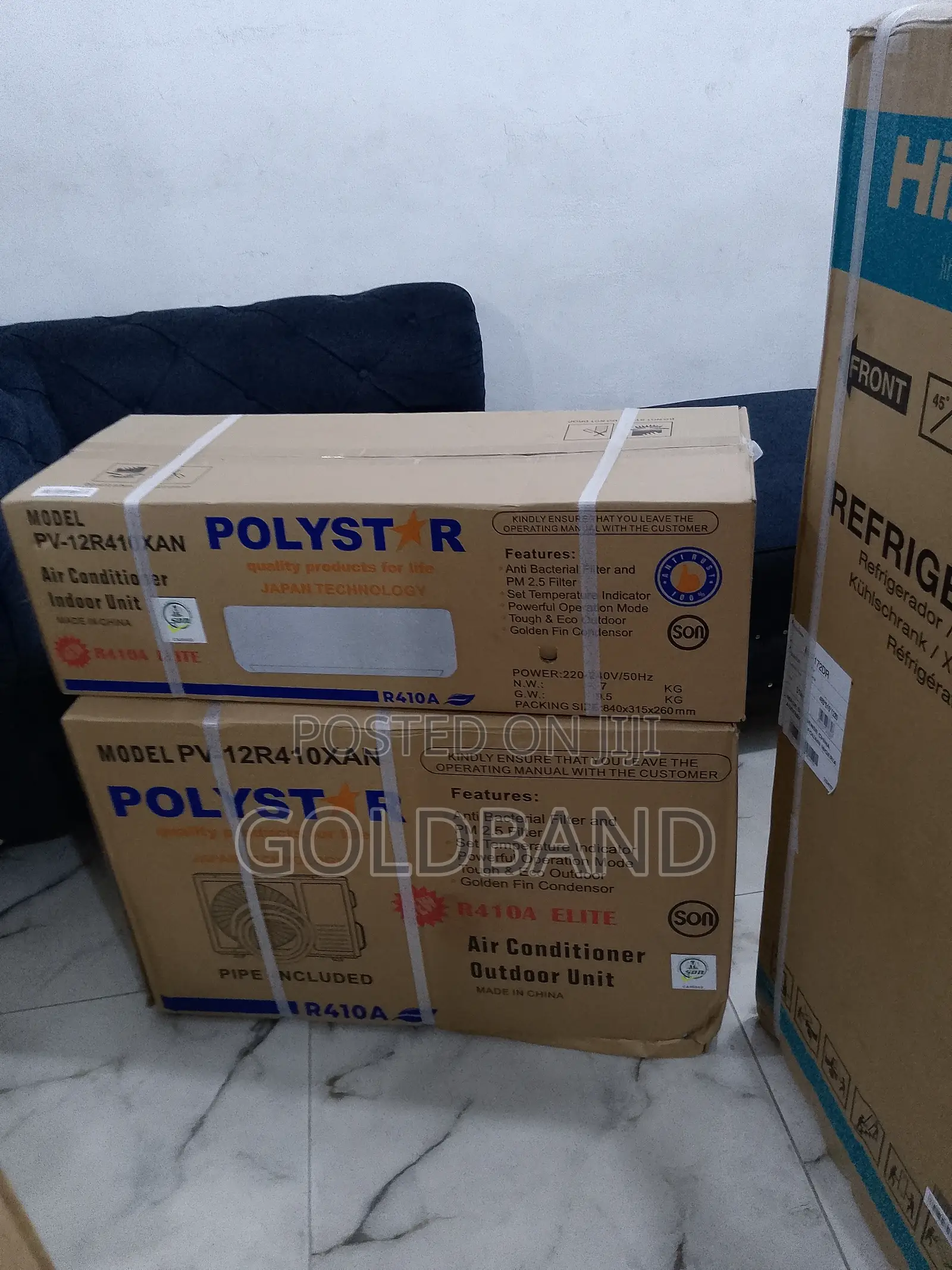 Polystar 1.5hp Non-Inverter Advanced Cooling Spilt AC