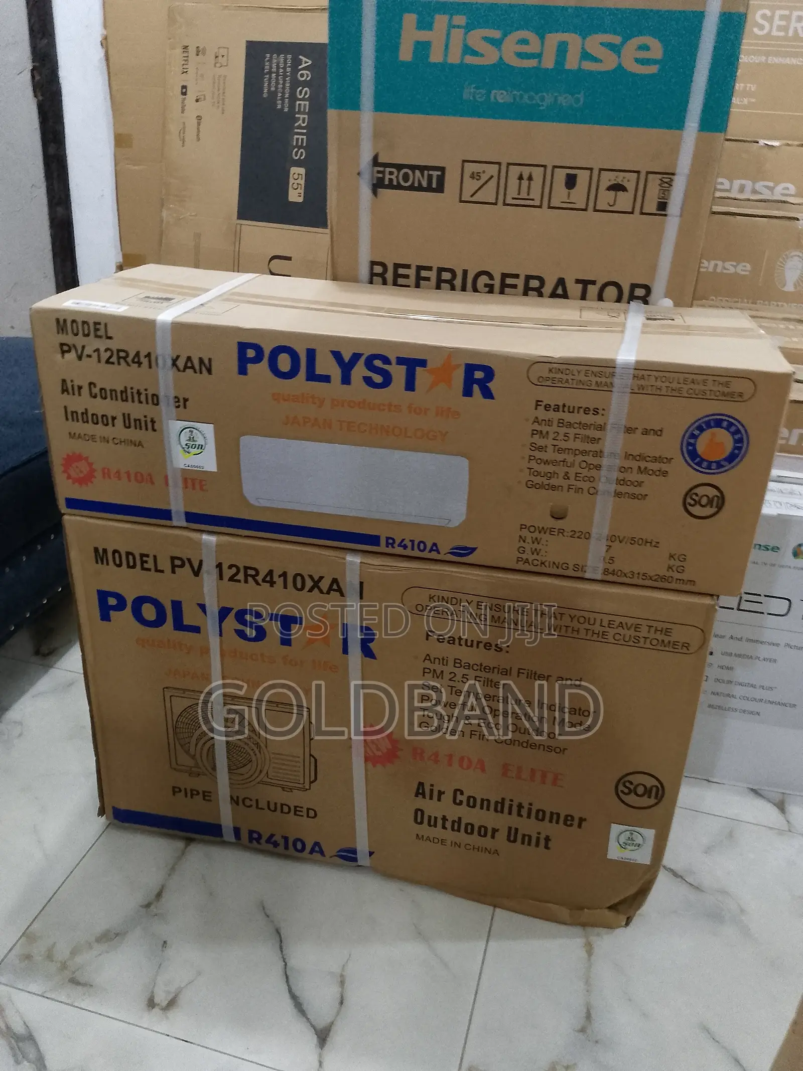 Polystar 1.5hp Non-Inverter Super Chilling Spilt AC
