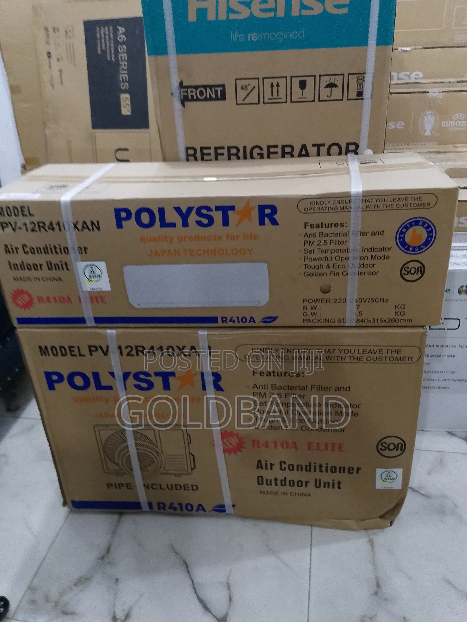 Polystar 1.5hp Non-Inverter Refreshing Cooling Spilt AC