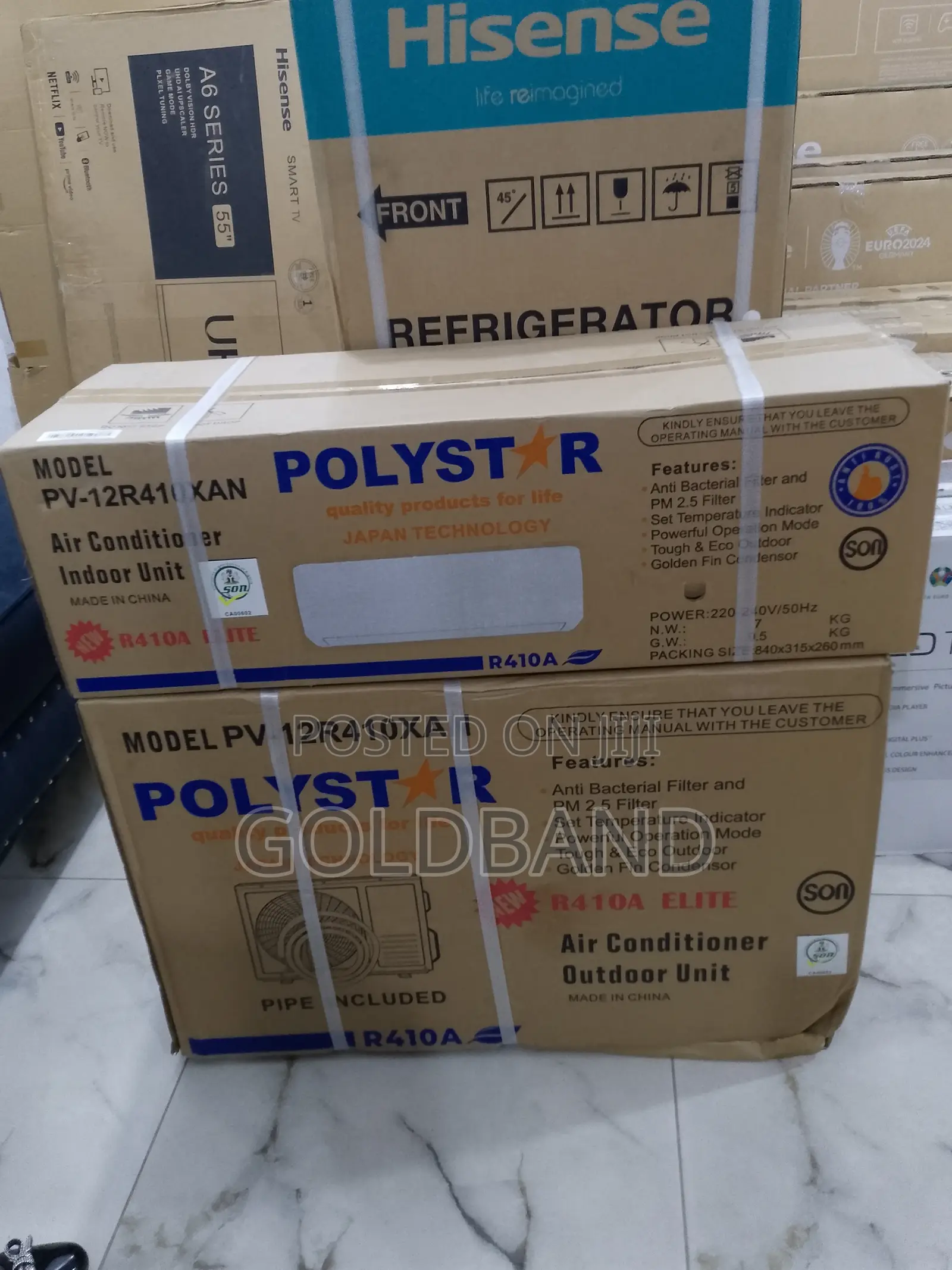 Polystar 1.5hp Non-Inverter Hyper-Efficient Spilt AC