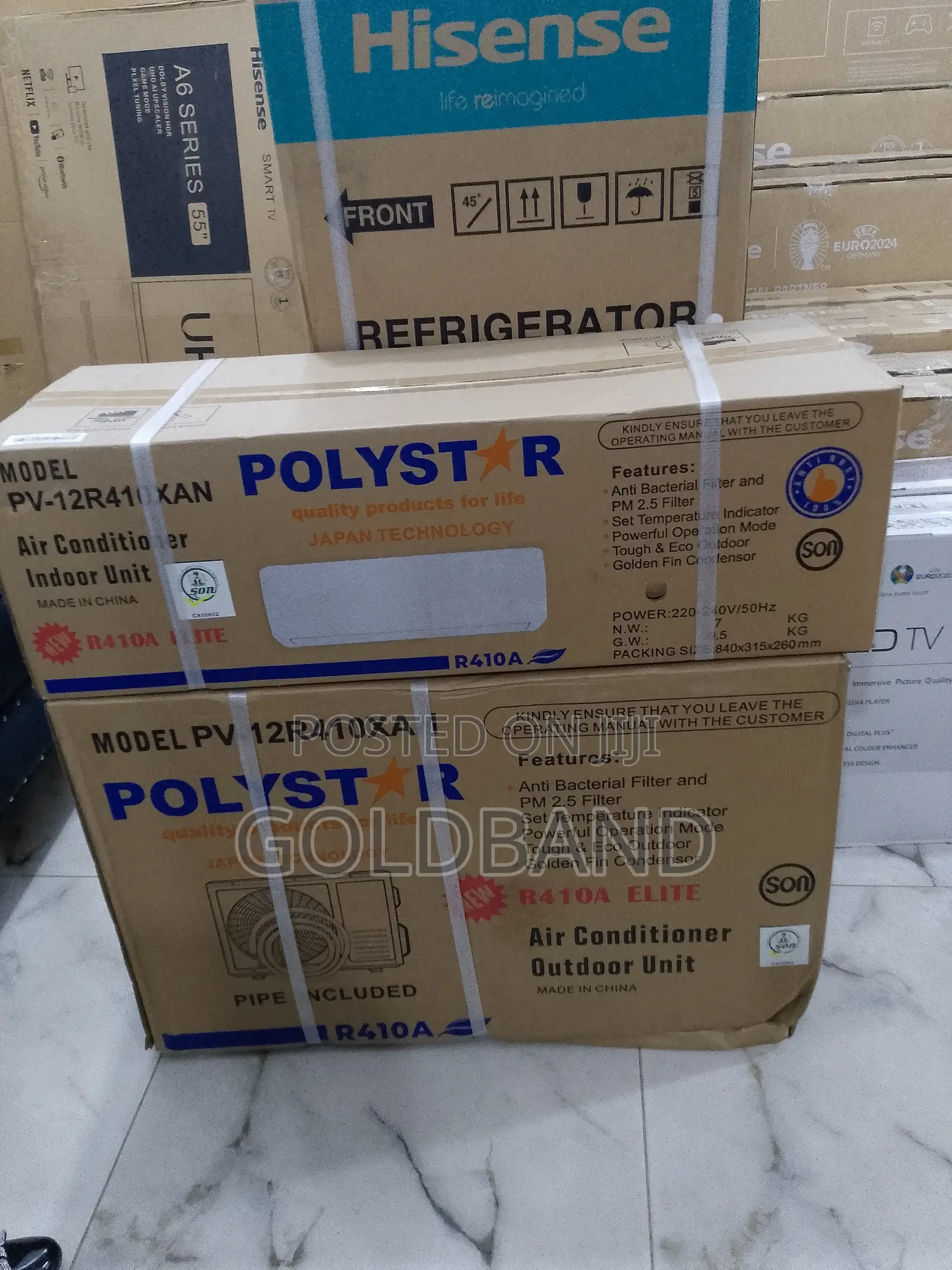 Polystar 1.5hp Non-Inverter Mega-Cool Spilt AC