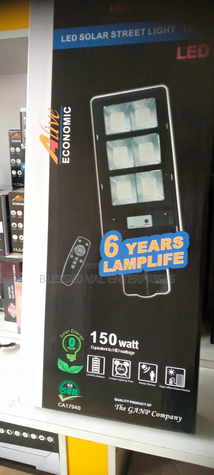 Ganp Solar Street Light LED 150W